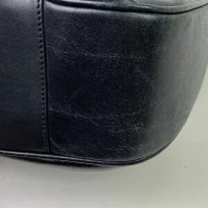 Gucci 2way Black Leather Shoulder Bamboo Bag Hobo